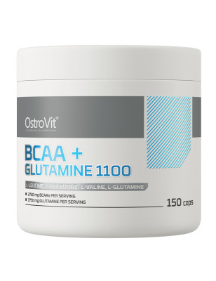 OSTROVIT BCAA+GLUTAMINE 1100mg - 150 kaps