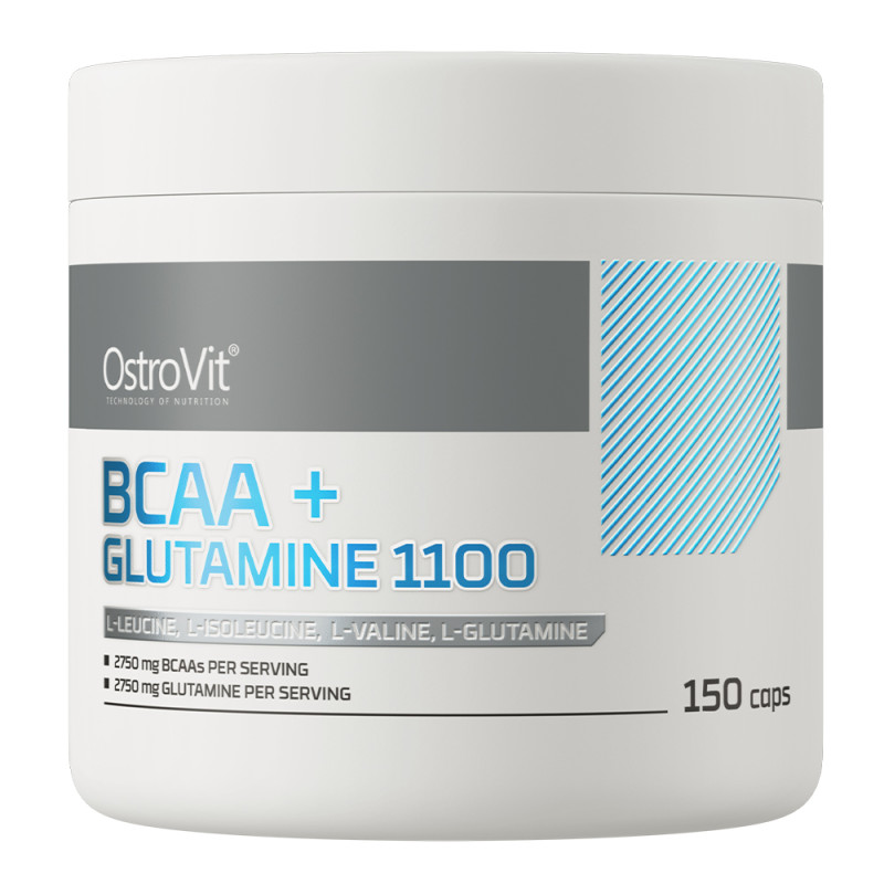 OSTROVIT BCAA+GLUTAMINE 1100mg - 150 kaps