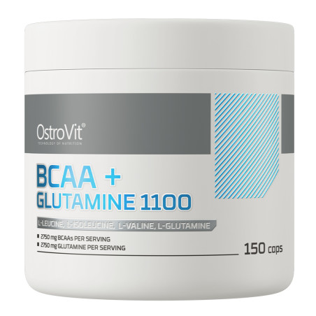OSTROVIT BCAA+GLUTAMINE 1100mg - 150 kaps