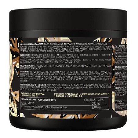 OSTROVIT BULLETPROOF 150 g white chocolate