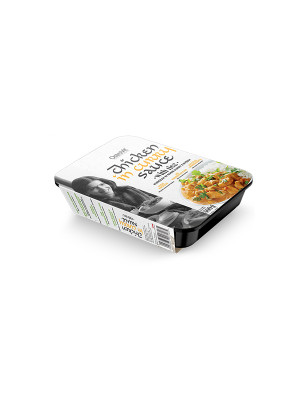 OSTROVIT CHICKEN DISH IN CURRY SAUCE W.RICE 300g