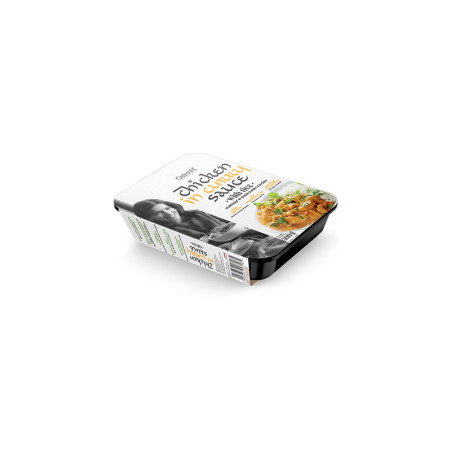 OSTROVIT CHICKEN DISH IN CURRY SAUCE W.RICE 300g