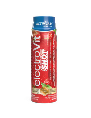 ACTIVLAB ELECTROVIT SHOT 80ml trusk-poziomkowy