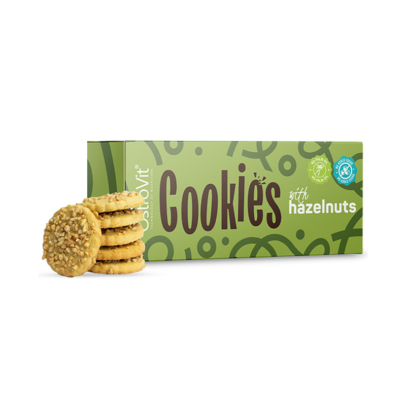 OSTROVIT COOKIES with HAZELNUT 130g OSTROVIT COOKIES with HAZELNUT 130g