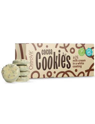 OSTROVIT COCOA COOKIES with MILK CREAM IN WHI 128g