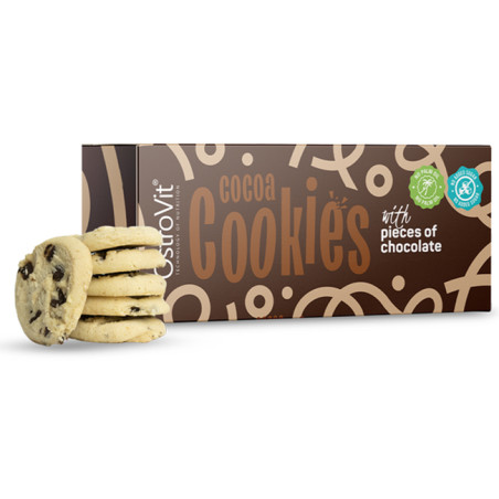 OSTROVIT COCOA COOKIES with PIECES CHOCOLATE 130g