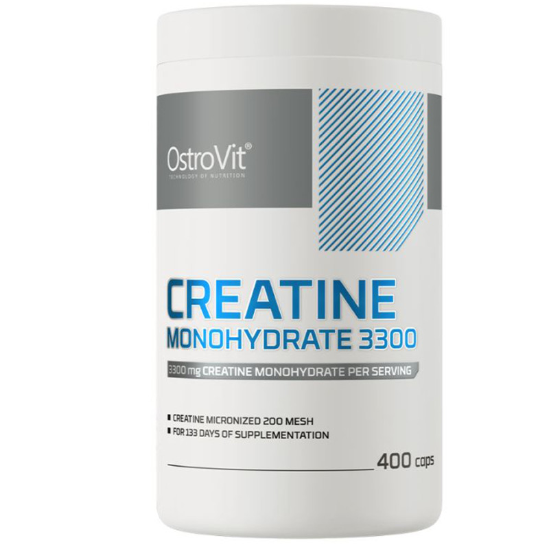 OSTROVIT CREATINE MONOHYDRATE 3300 mg - 400 kaps OSTROVIT CREATINE MONOHYDRATE 3300 mg - 400 kaps