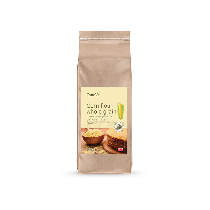 OSTROVIT CORN FLOUR WHOLE GRAIN 1000g OSTROVIT CORN FLOUR WHOLE GRAIN 1000g