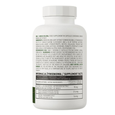 OSTROVIT GINKGO BILOBA 60 kaps