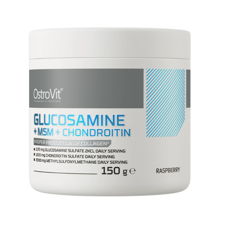 OSTROVIT GLUCOSAMINE+MSM+CHONDROITIN 150g raspberr OSTROVIT GLUCOSAMINE+MSM+CHONDROITIN 150g raspberr