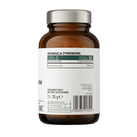 OSTROVIT PHARMA NATUIRAL GLUTATIONE 60 kaps