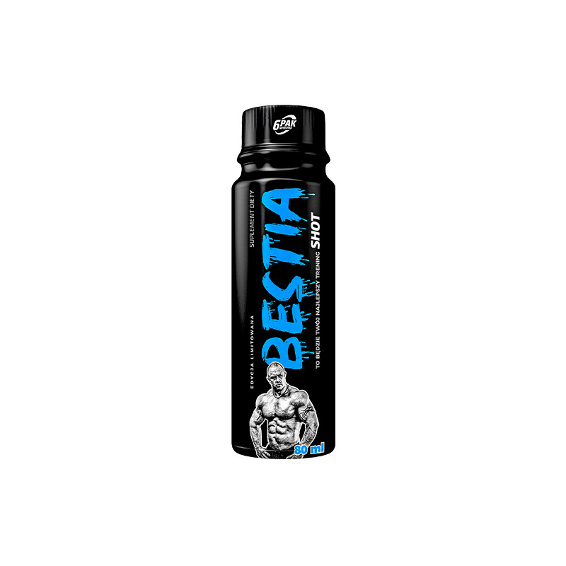 6PAK BESTIA SHOT 80ml Tropical 6PAK BESTIA SHOT 80ml Tropical