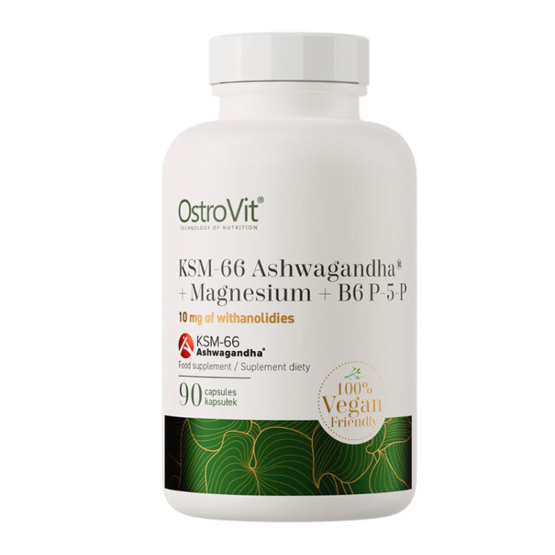 OSTROVIT KSM-66 Ashwagandha+Magnesium B6 P-5-P-90 OSTROVIT KSM-66 Ashwagandha+Magnesium B6 P-5-P-90
