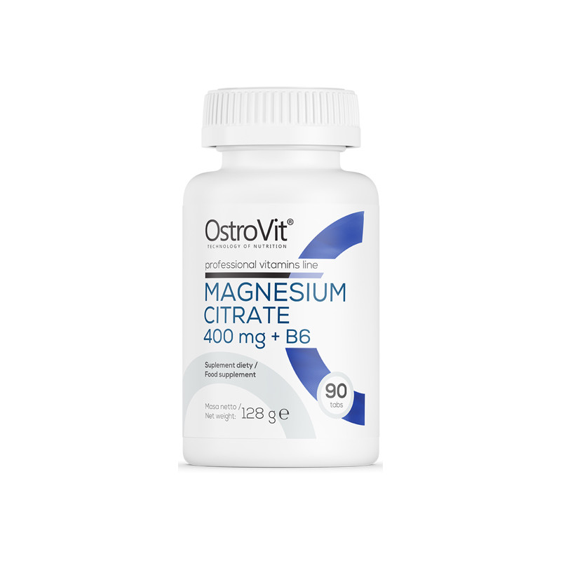 OSTROVIT MAGNESIUM CITRATE 400mg+B6 - 90tabl