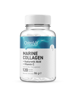 OSTROVIT MARINE COLLAGEN W HYALURONIC VITC-120kaps