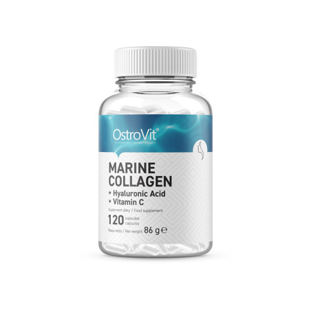 OSTROVIT MARINE COLLAGEN W HYALURONIC VITC-120kaps