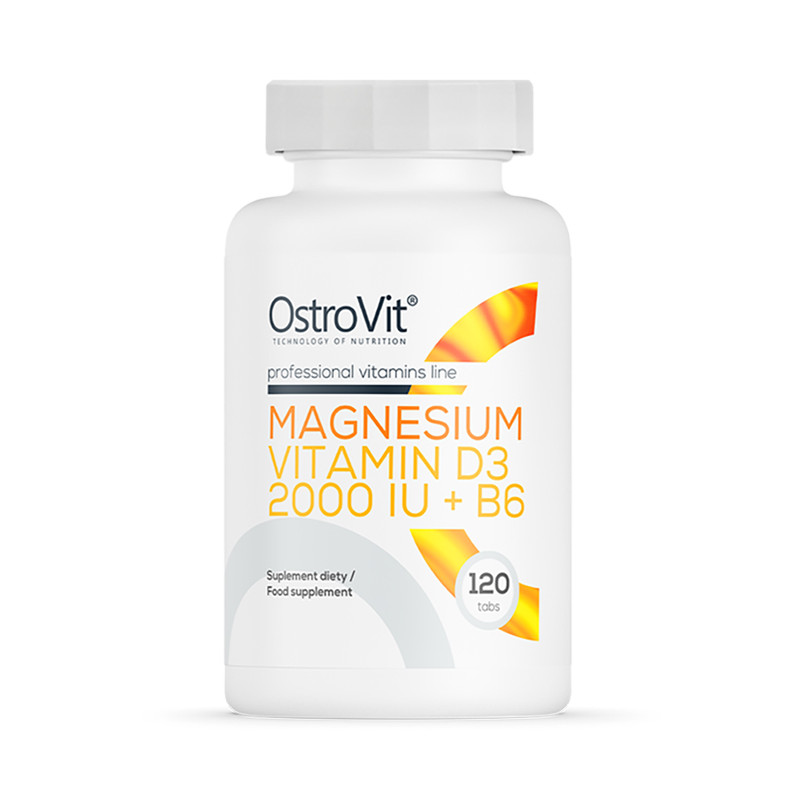 OSTROVIT MAGNESIUM+VITAMIN D3 2000 IU+B6 120tabl OSTROVIT MAGNESIUM+VITAMIN D3 2000 IU+B6 120tabl