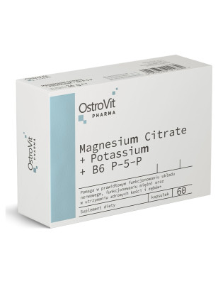 OSTROVIT PHARMA MAGNESIUM CITRATE+POTASSIUM+B6 60k