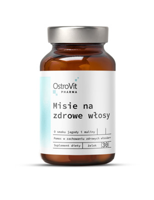 OSTROVIT PHARMA MISIE NA ZDROWE WŁOSY 30 żelek