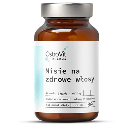 OSTROVIT PHARMA MISIE NA ZDROWE WŁOSY 30 żelek