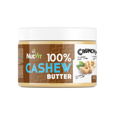 OSTROVIT NutVit 100% Cashew Butter Crunchy 500g