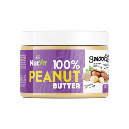 OSTROVIT NutVit 100% Peanut Butter Smooth 500g
