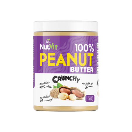 OSTROVIT NutVit 100% Peanut Butter Crunchy 1000g