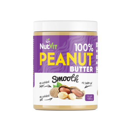 OSTROVIT NutVit 100% Peanut Butter 1000g smooth