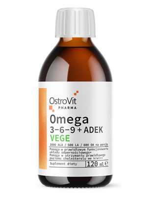 OSTROVIT PHARMA OMEGA 3-6-9+ADEK vege 120ml