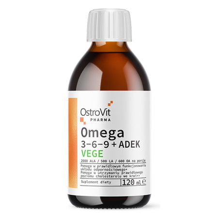 OSTROVIT PHARMA OMEGA 3-6-9+ADEK vege 120ml