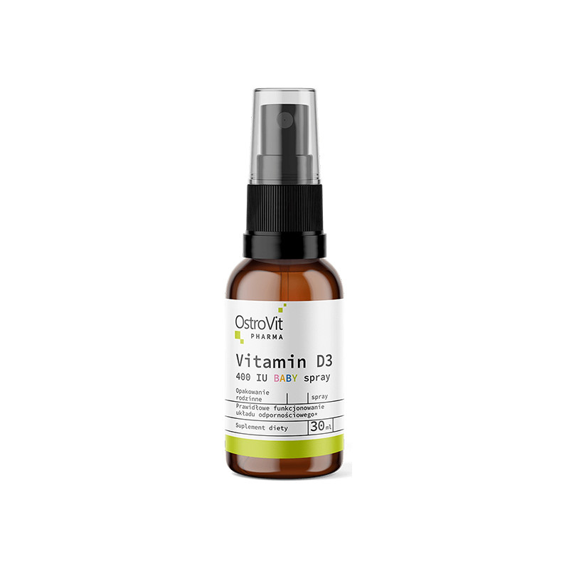 OSTROVIT PHARMA VITAMIN D3 400 IU Baby spray 30ml
