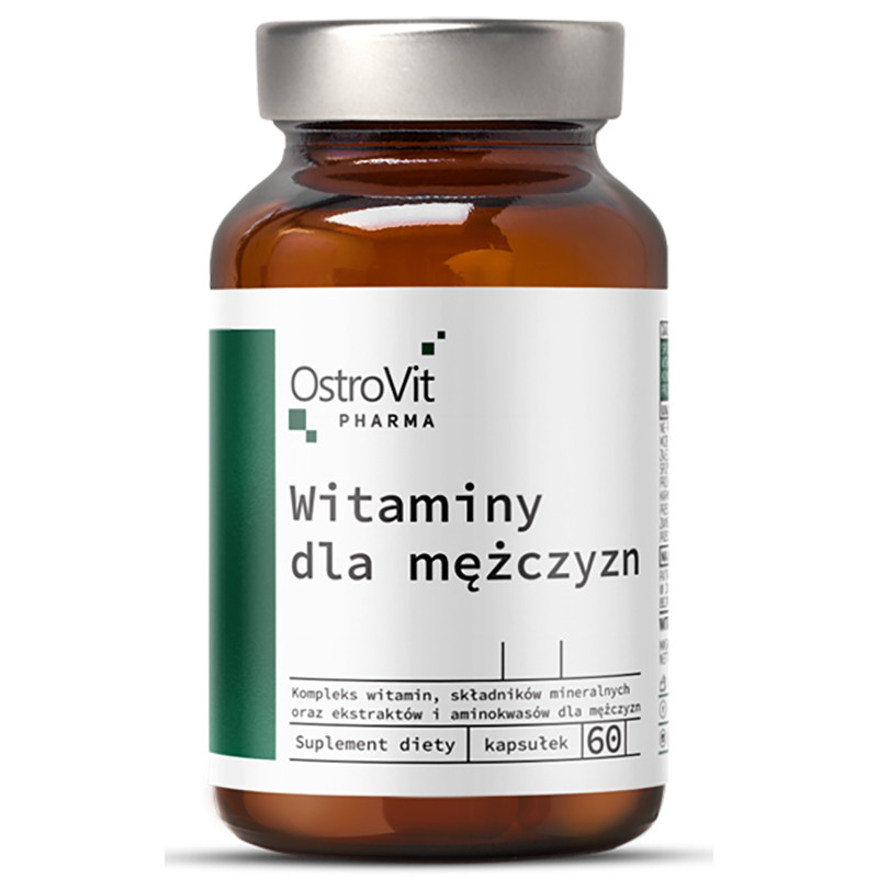 OSTROVIT PHARMA WITAMINY DLA MĘŻCZYZN 60kaps OSTROVIT PHARMA WITAMINY DLA MĘŻCZYZN 60kaps