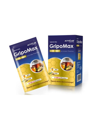 ACTIVLAB PHARMA GRIPOMAX IMBIR+ MIÓD 10 sasz.