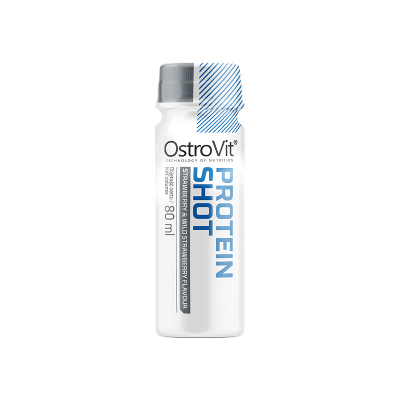 OSTROVIT PROTEIN SHOT 80 ml strawberry & wild stra OSTROVIT PROTEIN SHOT 80 ml strawberry & wild stra