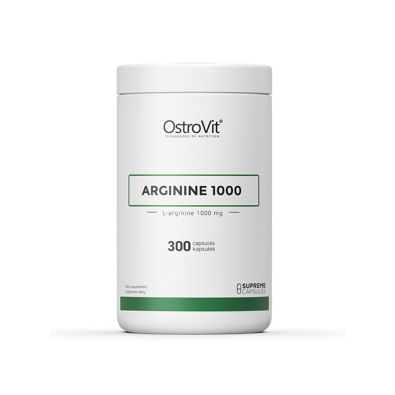 OSTROVIT SUPREME CAPSULES ARGININE 1000-300kaps OSTROVIT SUPREME CAPSULES ARGININE 1000-300kaps