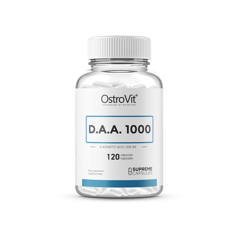 OSTROVIT SUPREME CAPSULES D.A.A 1000-120kaps OSTROVIT SUPREME CAPSULES D.A.A 1000-120kaps