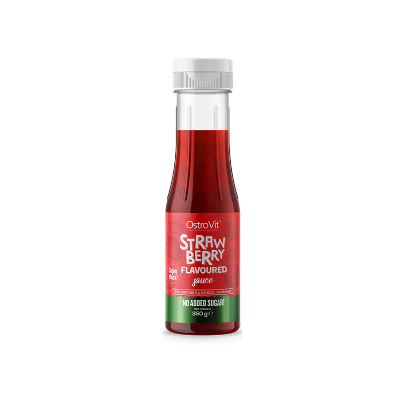 OSTROVIT STRAWBERRY FLAVOURED SAUCE 350g OSTROVIT STRAWBERRY FLAVOURED SAUCE 350g