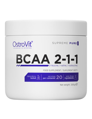 OSTROVIT SUPREME PURE BCAA 2-1-1 200g 