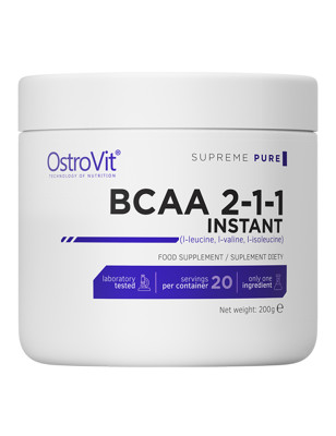 OSTROVIT SUPREME PURE BCAA 2-1-1 200g instant