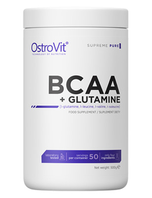 OSTROVIT SUPREME PURE BCAA + GLUTAMINA 500g 