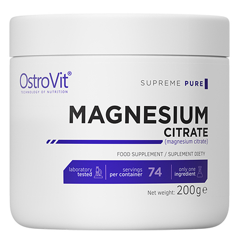OSTROVIT SUPREME PURE MAGNESIUM CITRATE 200g OSTROVIT SUPREME PURE MAGNESIUM CITRATE 200g