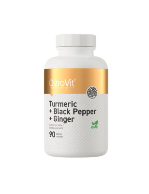 OSTROVIT TURMERIC+BLACK PEPPER+GINGER 90 kaps vege