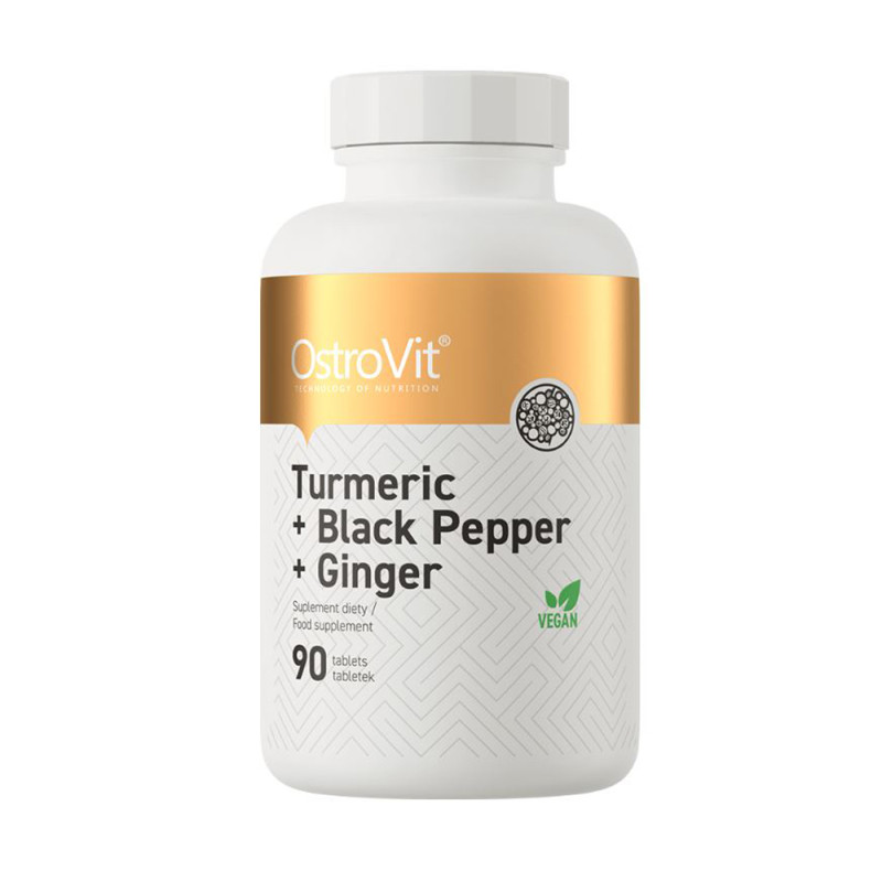 OSTROVIT TURMERIC+BLACK PEPPER+GINGER 90 kaps vege OSTROVIT TURMERIC+BLACK PEPPER+GINGER 90 kaps vege