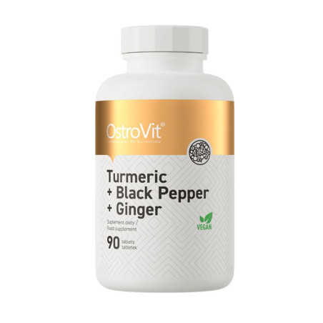 OSTROVIT TURMERIC+BLACK PEPPER+GINGER 90 kaps vege