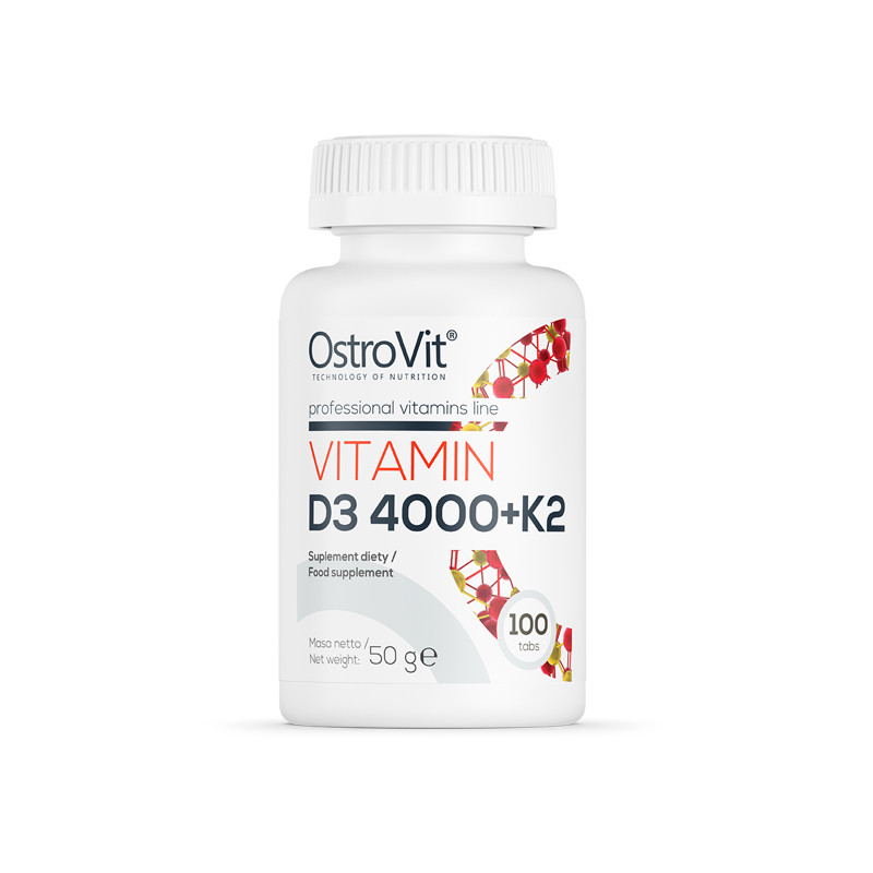 OSTROVIT VITAMIN D3 4000+K2 100tabl
