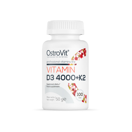 OSTROVIT VITAMIN D3 4000+K2 100tabl