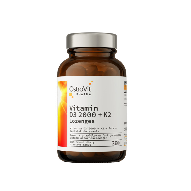 OSTROVIT PHARMA VITAMIN D3 2000+K2 360 tabl mango