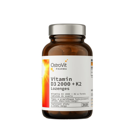 OSTROVIT PHARMA VITAMIN D3 2000+K2 360 tabl mango