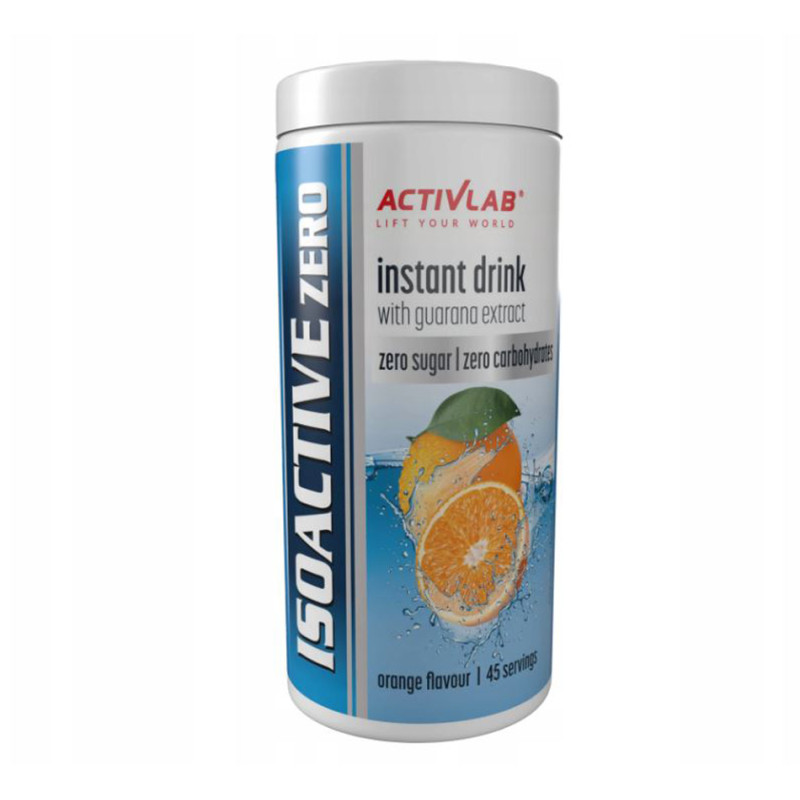 ACTIVLAB ISOACTIVE ZERO 225 g pomarańcza ACTIVLAB ISOACTIVE ZERO 225 g pomarańcza