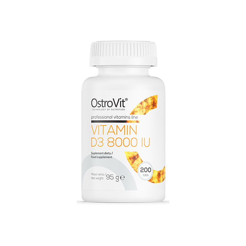 OSTROVIT WITAMINA D3 8000IU - 200tabl